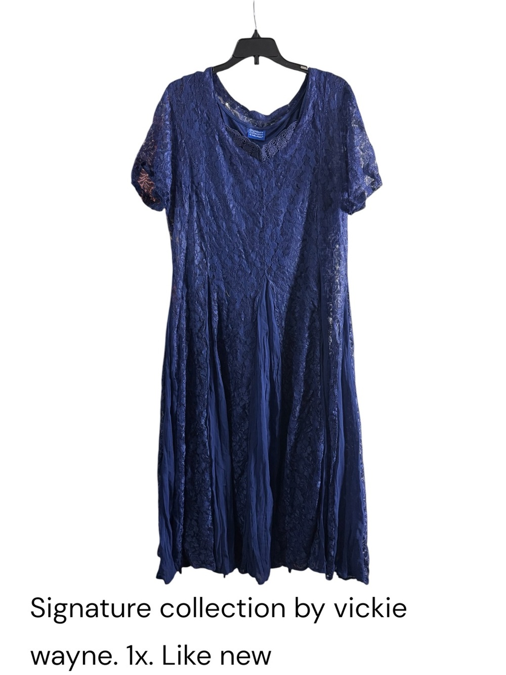 Signature Collection Navy Lace Dress